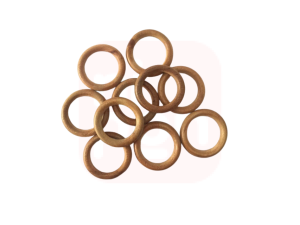 Argola de madeira para cortina 32mm - C/10